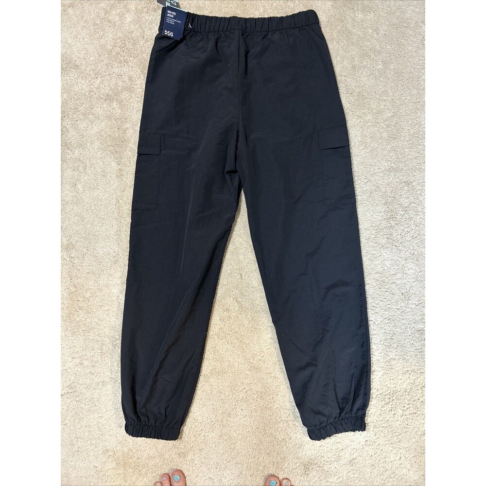 DSG Girls Black Jogger Size XL(16), High-Rise, Relaxed Fit, Full Length, Pockets - Picture 7 of 9